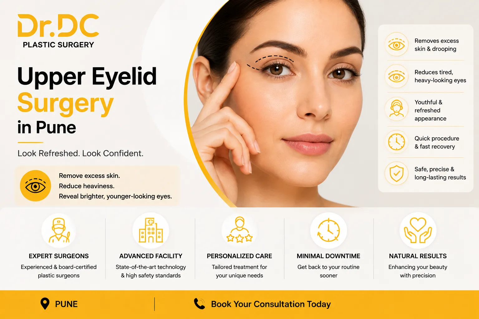 Upper Eyelid Surgery in Pune
