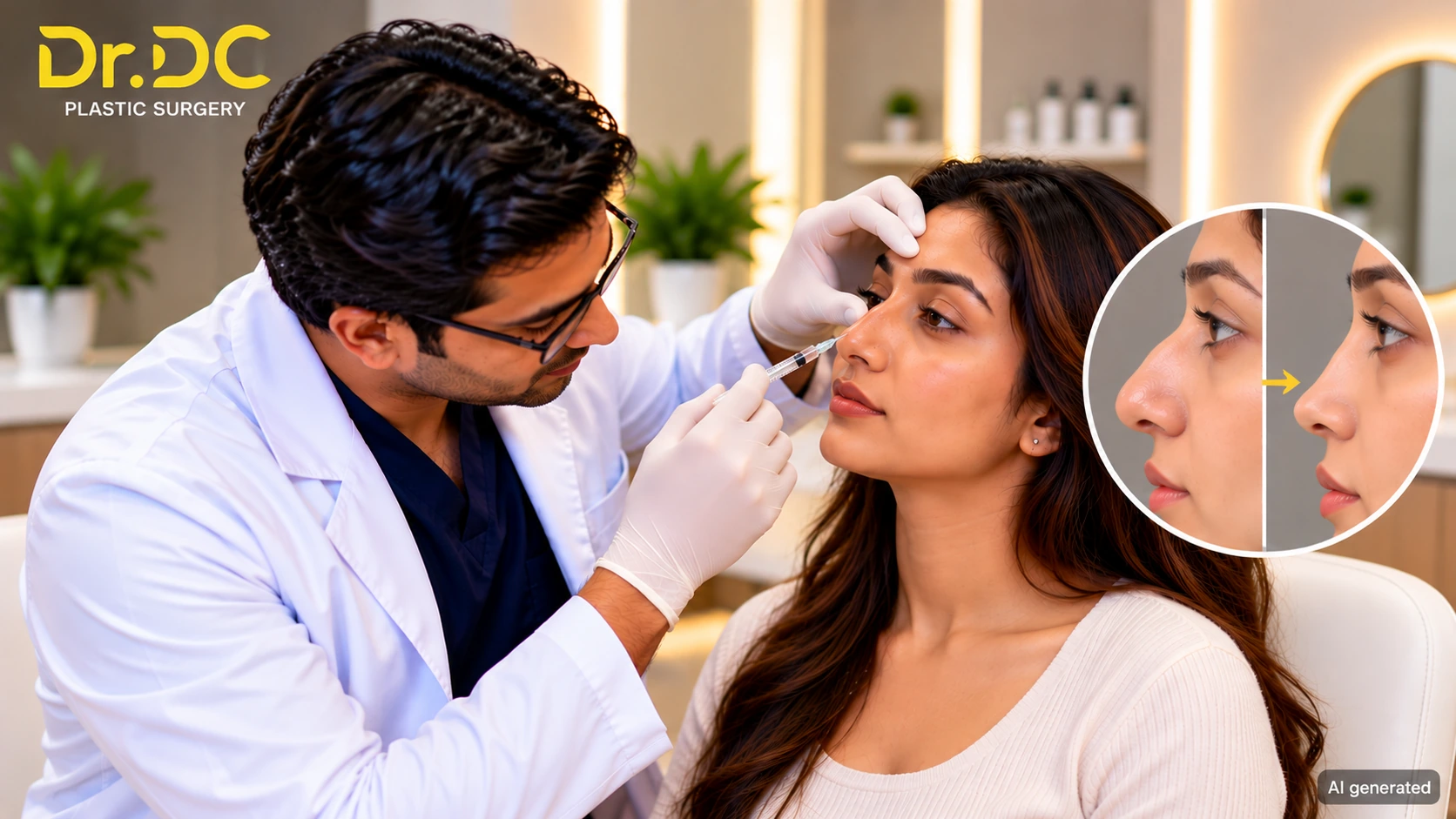 non-surgical-rhinoplasty-nose-filler-pune